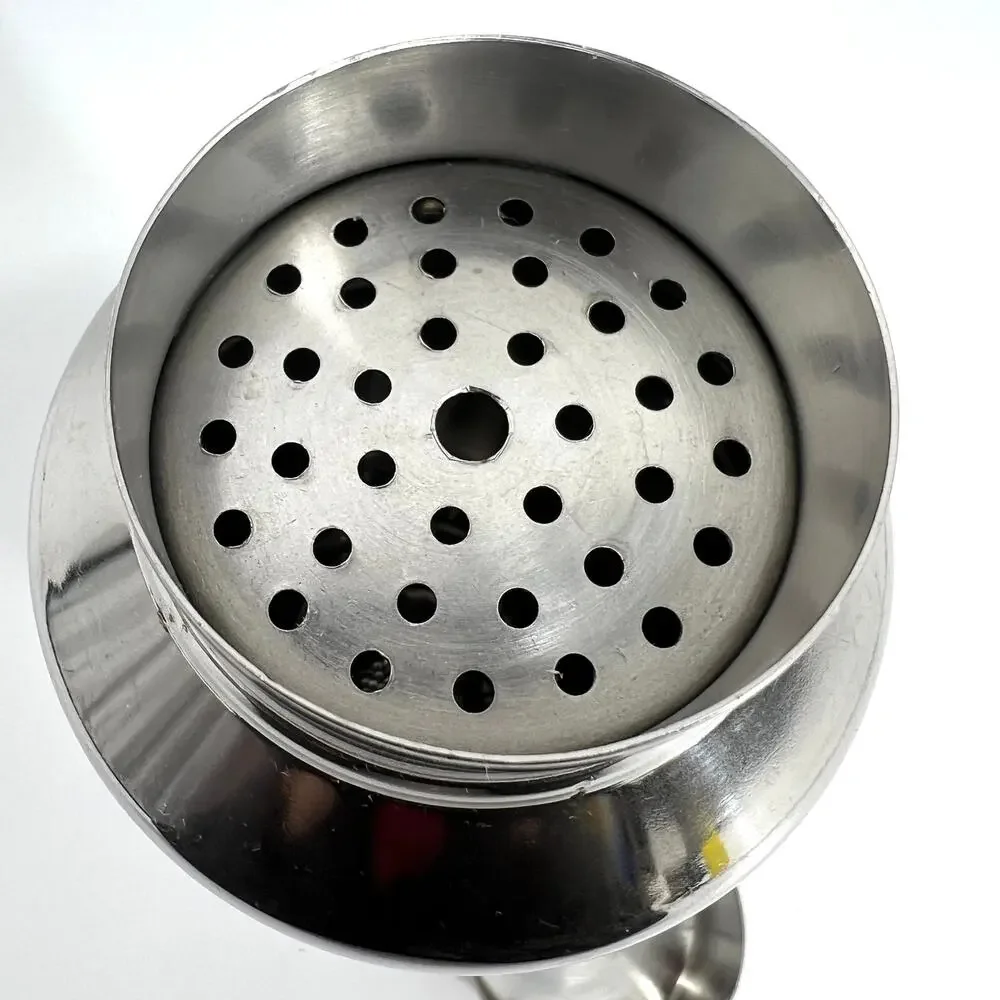 Pottery Barn Harrison Cocktail Shaker Mixer Stainless Steel Barware 3 pc